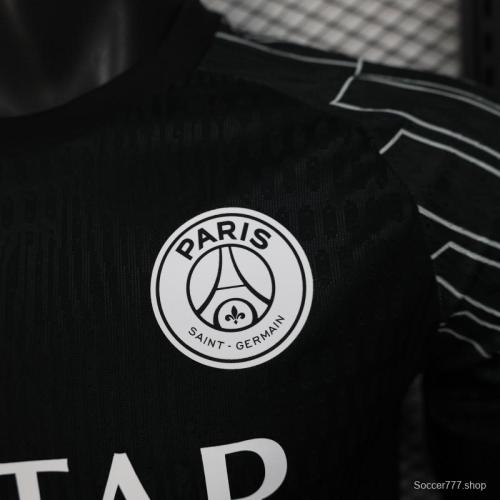 Player Version 25/26 PSG Black Goalkeeper Jersey