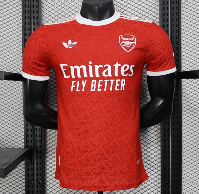 Player Version 25/26 Arsenal Red Pre-Match Special Jersey