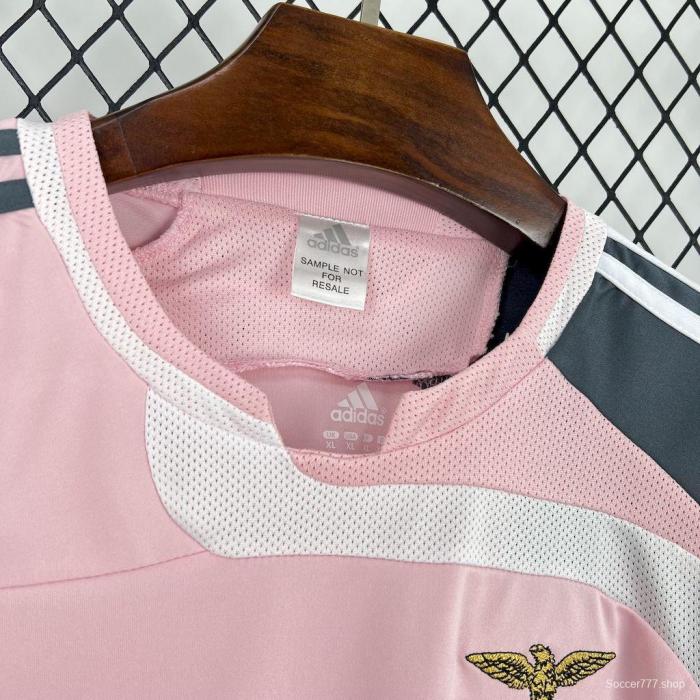 Retro 07/08 Benfica Away Pink Jersey