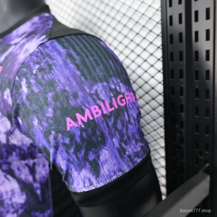 Player Version 25/26 FC Barcelona Purple with Marble Design Jersey