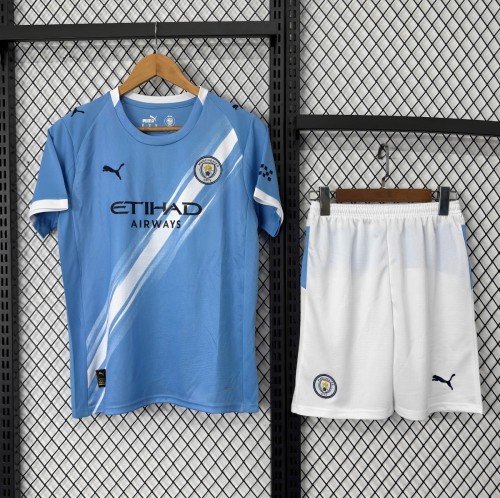 25/26 Kids Manchester City Home Jersey