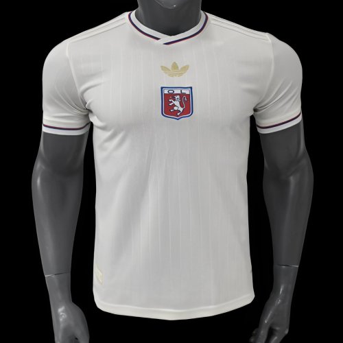 25/26 Olympique Lyonnais WHITE Anniversary Jersey
