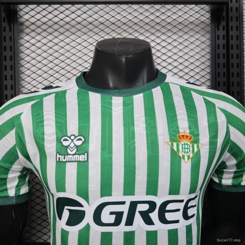 Player Version 25/26 Real Betis Home Jersey