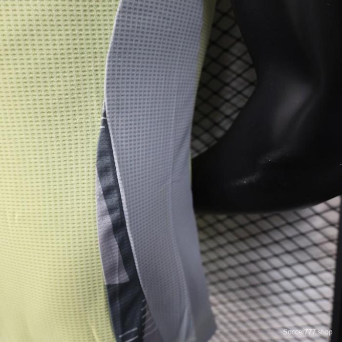 Player Version 2025 Algeria Light Yellow with Adidas Design Jersey