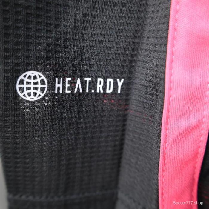 Player Version 2025 Algeria Black with Colorful Gradient Accents Jersey