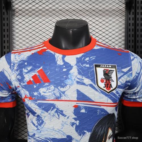 Player Version Japan National Team Special Edition Attack on Titan Mikasa Ackerman Anime Collaboration Jersey