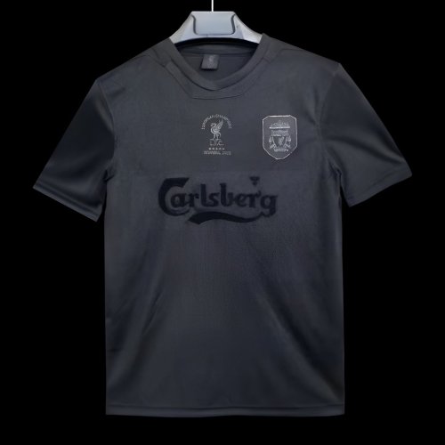 25/26 Liverpool FC Retro Kit blackout Istanbul Champions League Jersey