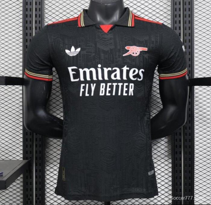 Player Version 25/26 Arsenal Black POLO Jersey