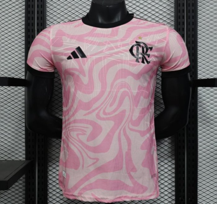 Player Version 25/26 Flamengo Pink with Marble Pattern Jersey