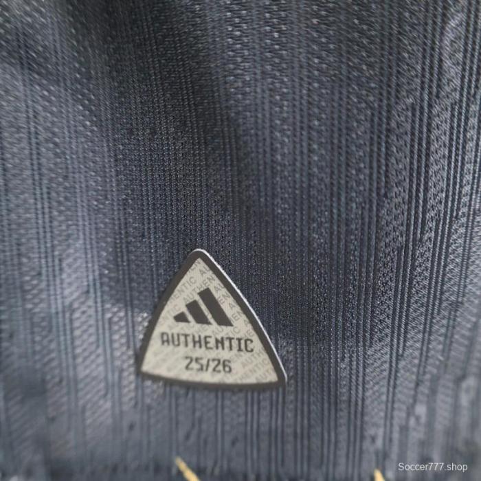 Player Version 25/26 Liverpool Dark Grey with Golden Phoenix Pattern Jersey