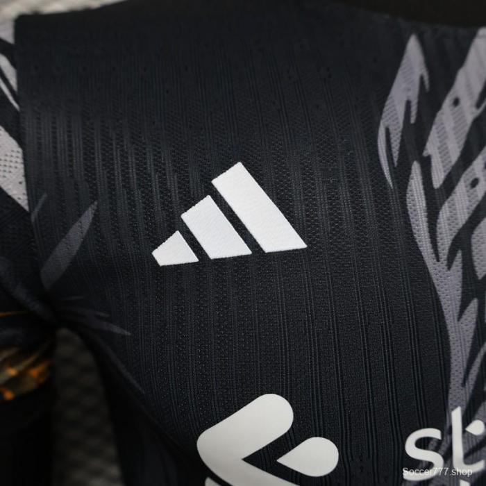 Player Version 25/26 Liverpool Dark Grey with Golden Phoenix Pattern Jersey