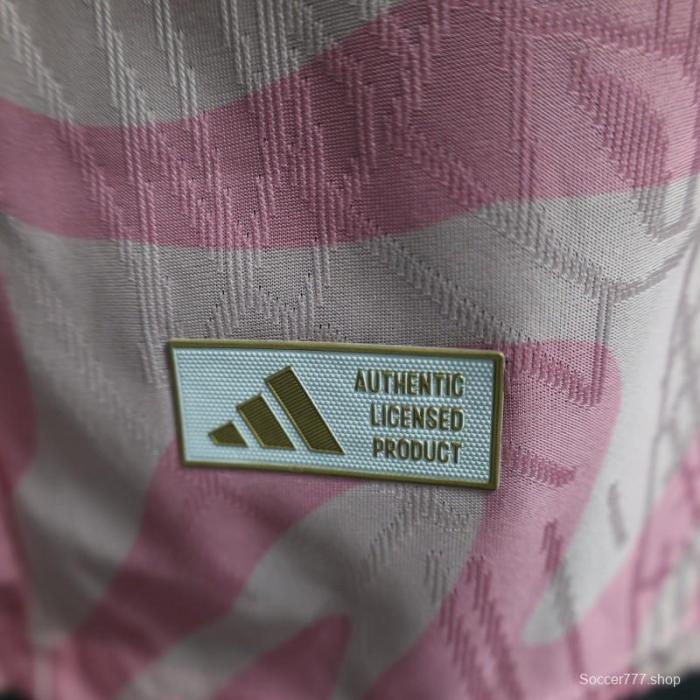 Player Version 25/26 Flamengo Pink with Marble Pattern Jersey