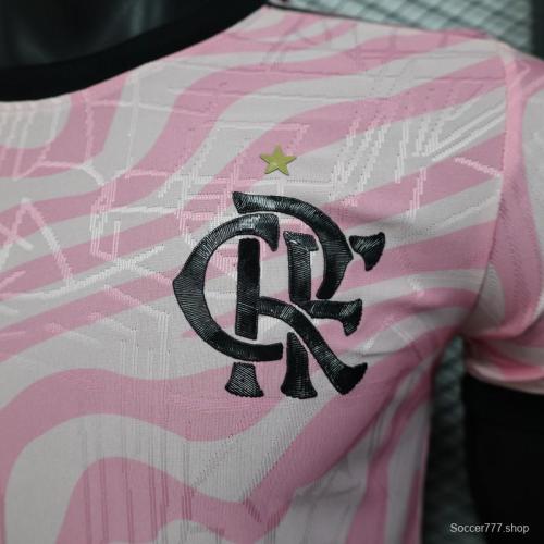 Player Version 25/26 Flamengo Pink with Marble Pattern Jersey