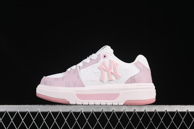 New York Yankees MLB Chunky Liner Embo Monogram Thick Sole Casual Running Shoes - 3ASXM075N50PKS