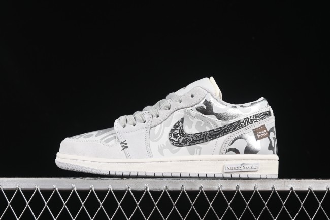 Nike Air Jordan 1 Low AJ1 Panda Mischief CNY Playful Dragon Low-Top Casual Sneakers - HF1567-200