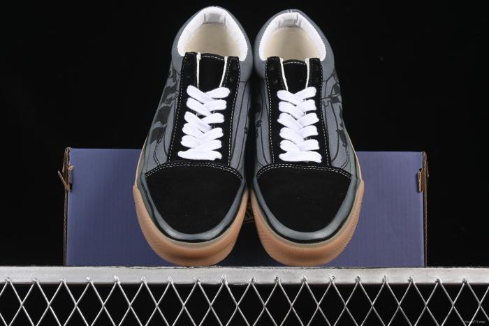 Vans Premium x Hanai Artist Collaboration Low-Top Casual Skate Shoes - VN000D56BN5