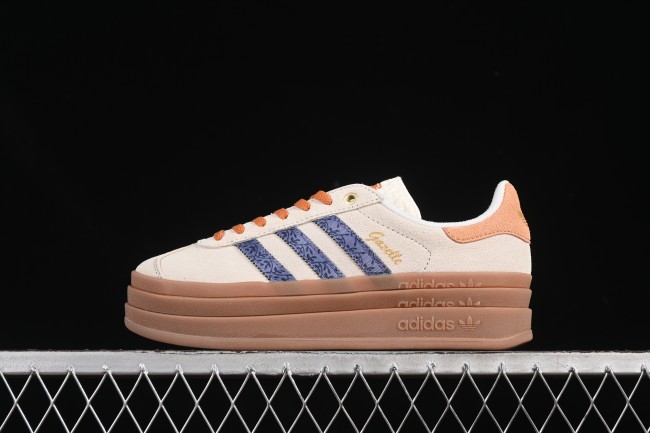 Adidas Originals Gazelle Bold Casual Sneakers with Anti-Slip Durable Sole - JQ0955