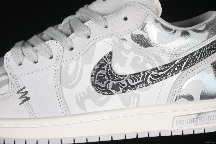 Nike Air Jordan 1 Low AJ1 Panda Mischief CNY Playful Dragon Low-Top Casual Sneakers - HF1567-200