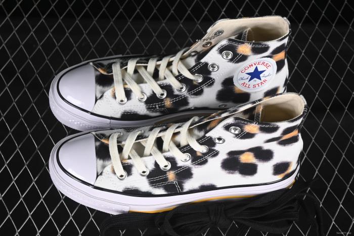 Kenzo Chuck Taylor Ox Hana Leopard Cypress High Top Sneakers - A14788C