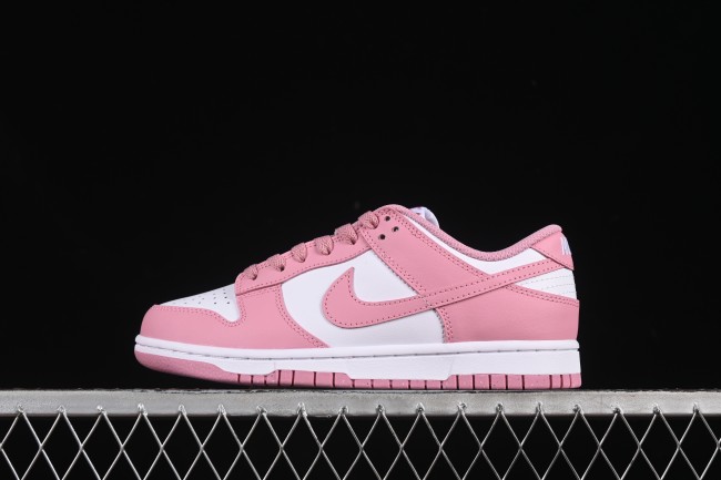 Nike Dunk Low White Pink Low-Top Casual Skate Shoes - DD1873-112