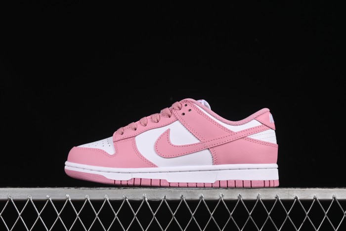 Nike Dunk Low White Pink Low-Top Casual Skate Shoes - DD1873-112