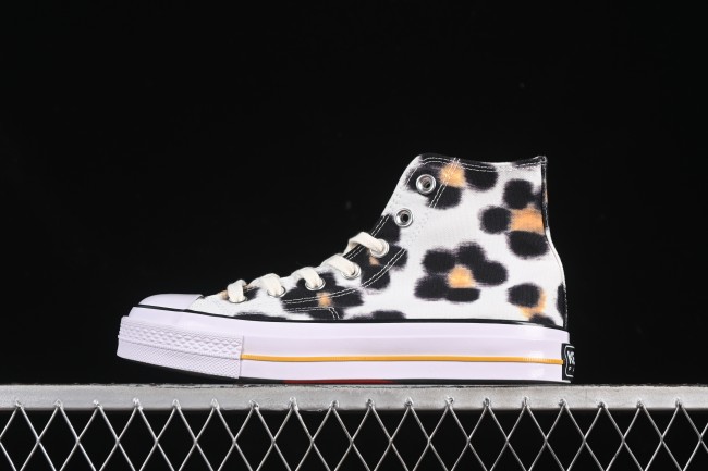 Kenzo Chuck Taylor Ox Hana Leopard Cypress High Top Sneakers - A14788C