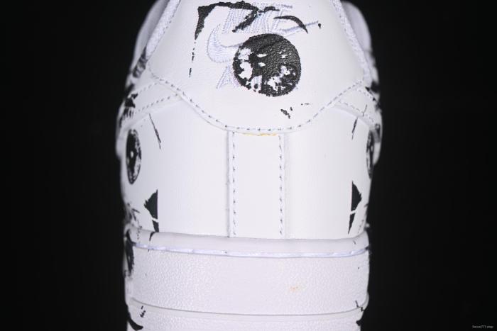 Nike Air Force 1 Low '07 Comme des Garcons Shirt Supreme Collaboration Casual Sneakers - 923044-100