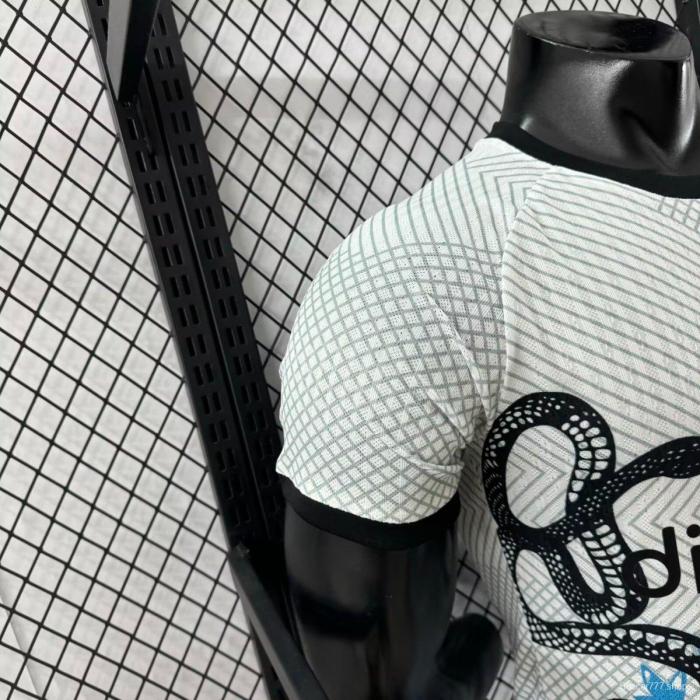 Player Version 25/26 Inter Milan White with Snake and Floral Pattern Jersey