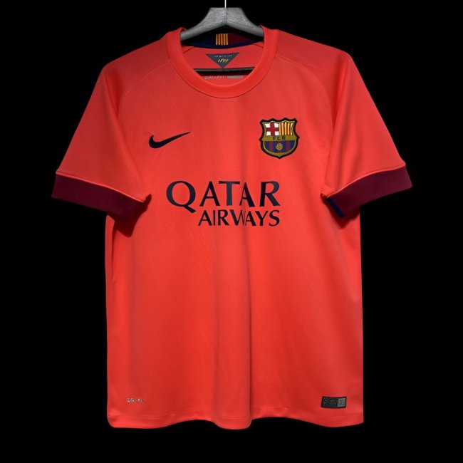 Retro 14/15 Barcelona Away Orange Jersey