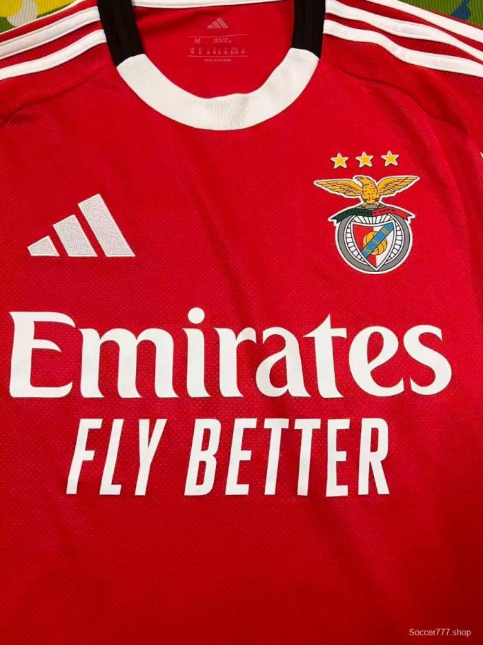 25/26 Benfica Home Jersey