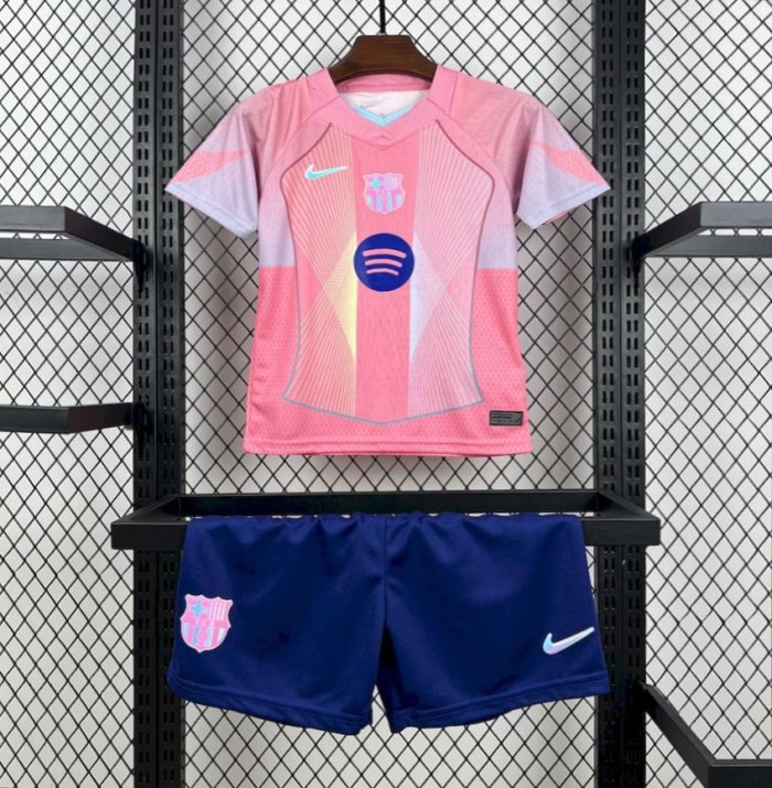 25/26 Kids Barcelona Pink Special Jersey