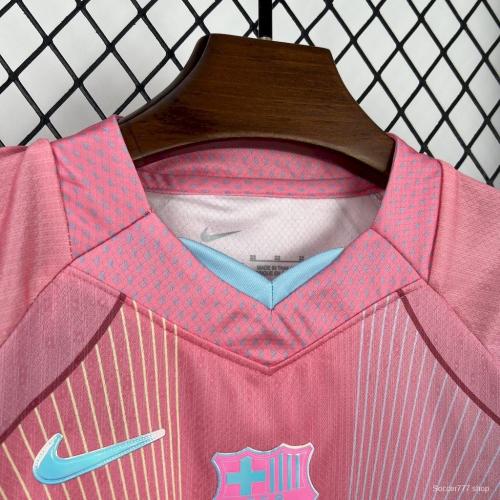 25/26 Kids Barcelona Pink Special Jersey