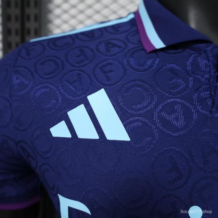 Player Version 25/26 Arsenal Blue with Geometric Pattern Jersey