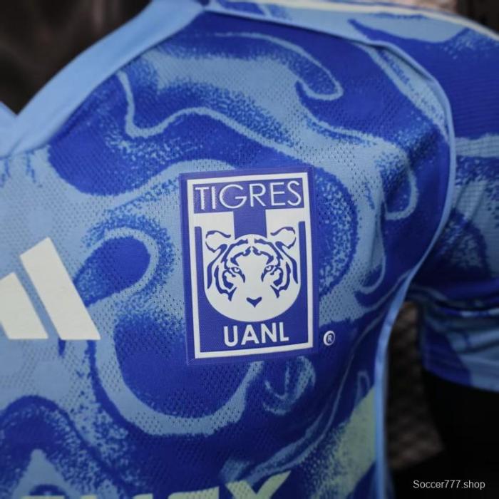 Player Version 25/26 Tigres Away Blue Jersey