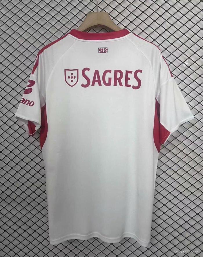 25/26 Benfica Away White Jersey