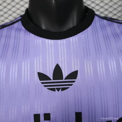 Player Version 2025 Adidas Original Purple T-Shirt