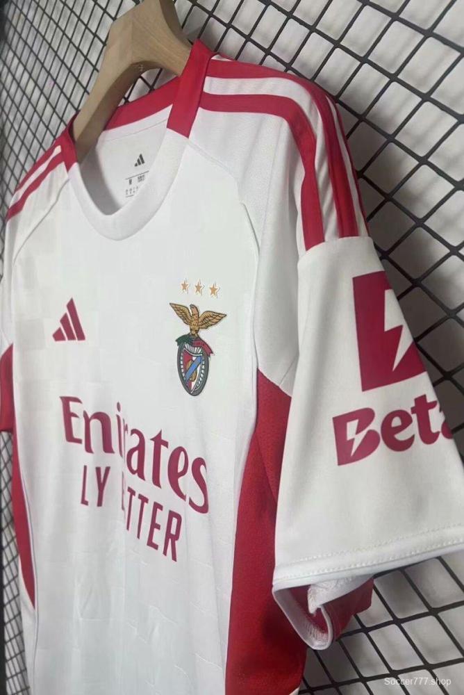 25/26 Benfica Away White Jersey