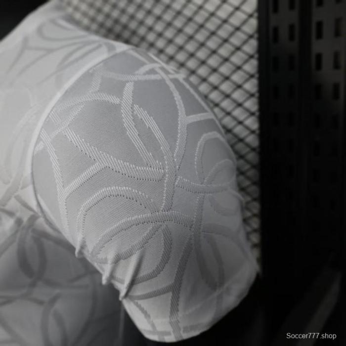 Player Version 25/26 Paris Saint-Germain PSG WHITE Pre-Match Jersey