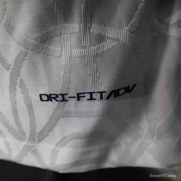 Player Version 25/26 Paris Saint-Germain PSG WHITE Pre-Match Jersey