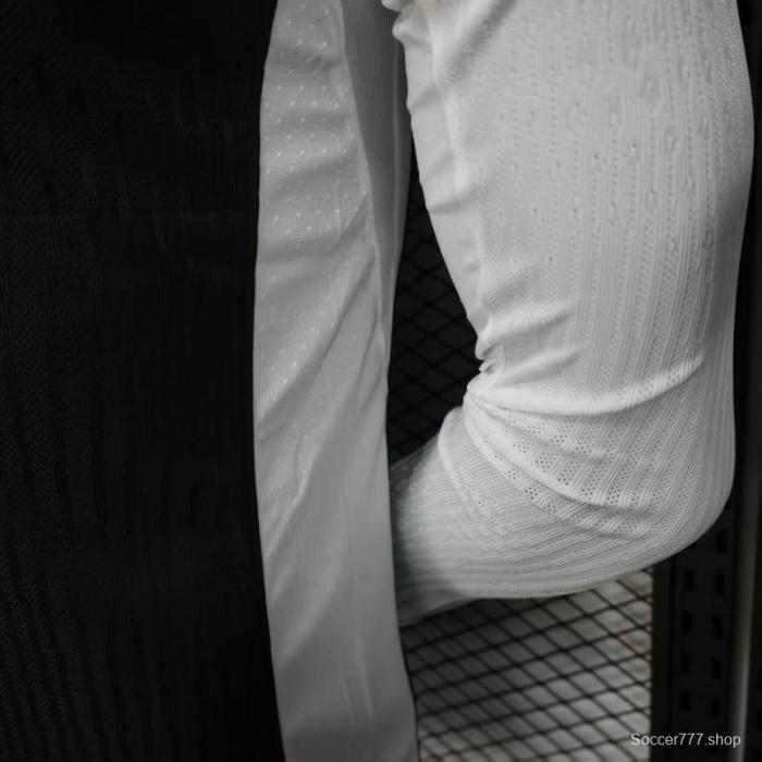 Player Version 25/26 Corinthians Home White Long Sleeve Jersey