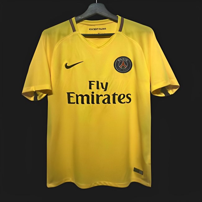 Retro 17/18 PSG Away Yellow Jersey