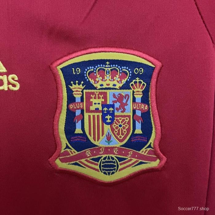 2010 Kids Spain Home Size 16-28 Jersey