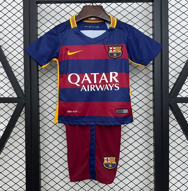 15/16 Kids Barcelona Home Size 16-28 Jersey