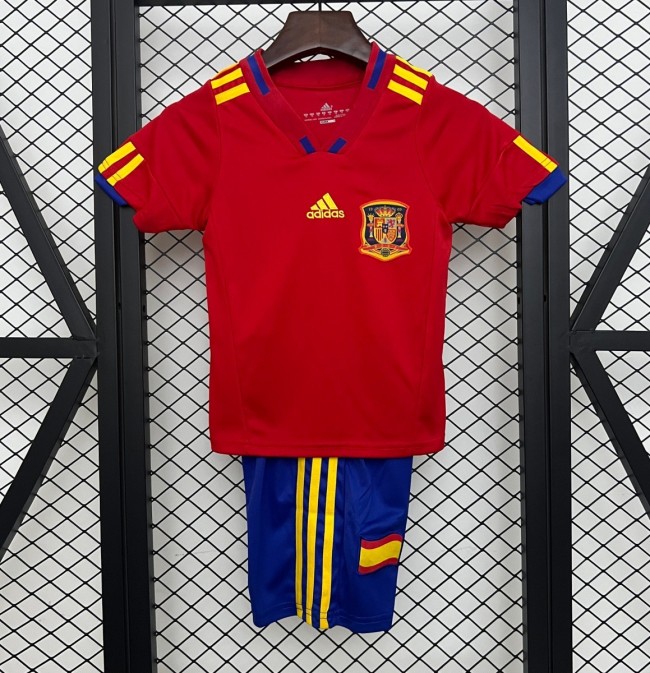 2010 Kids Spain Home Size 16-28 Jersey