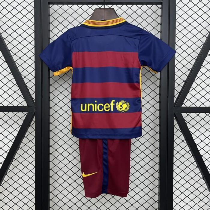 15/16 Kids Barcelona Home Size 16-28 Jersey