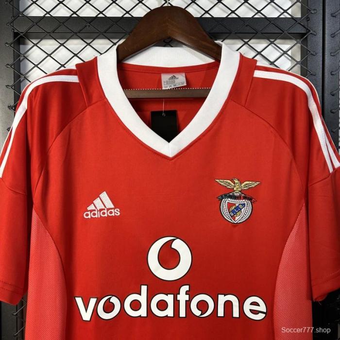 Retro 02/03Benfica Home Jersey