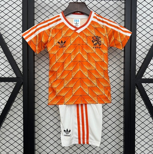 1988 Kids Netherlands Home Size 16-28 Jersey