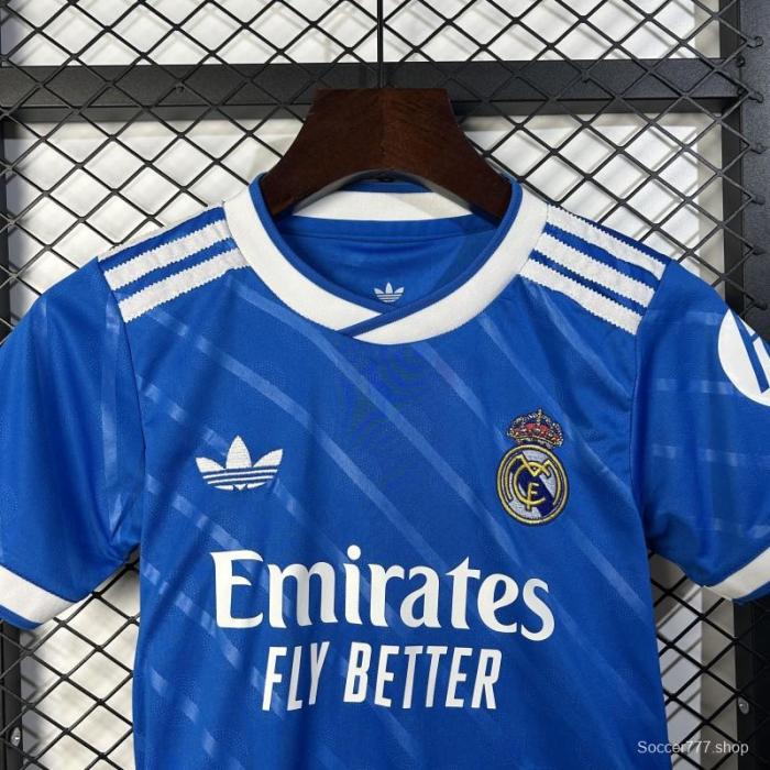 25/26 Kids Real Madrid THIRD Size 16-28 Jersey