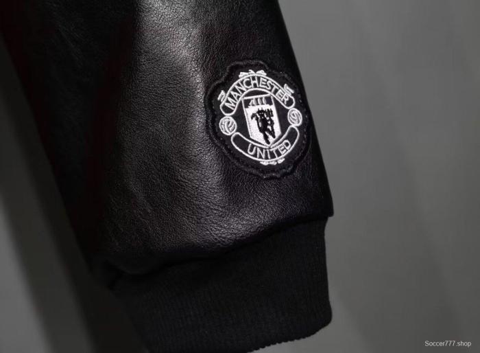 24/25 Manchester United Letterman Red/Black Jacket