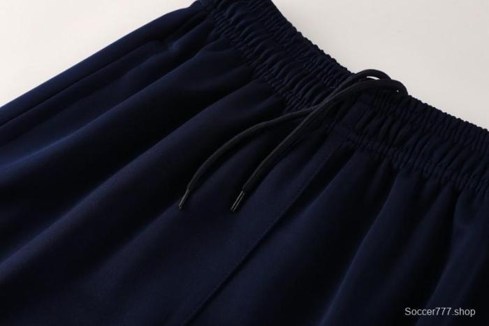 2025 Nike Blue/Black Full Hoodie Zipper Jacket +Long Pants